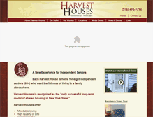 Tablet Screenshot of harvesthouses.org